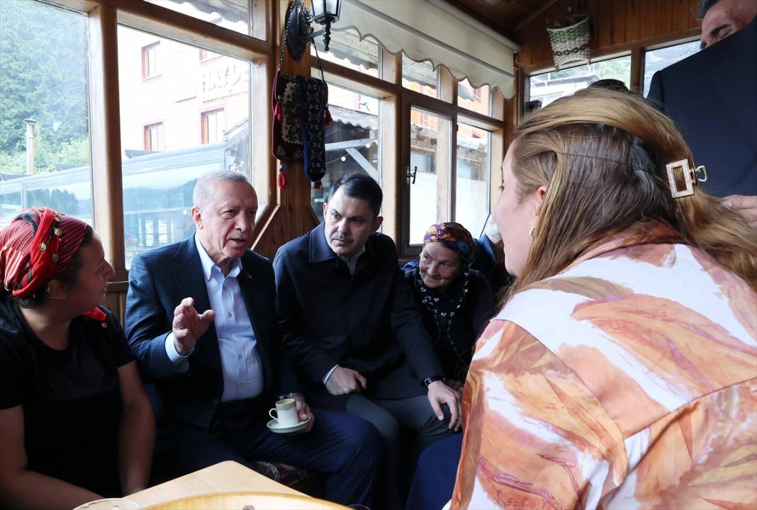 Cumhurbaşkanı Erdoğan’dan Ayder Yaylası’na sürpriz ziyaret 20